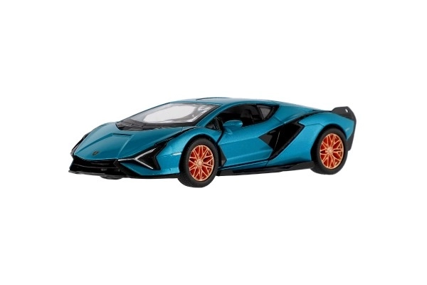 Auto Kinsmart Lamborghini Sián FKP 37 metal/plast 13cm mix farver