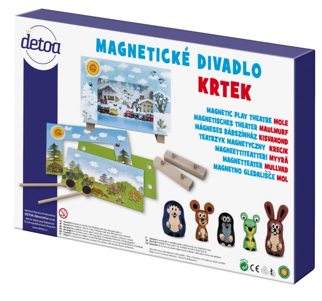 Magnetisk teater med den lille muldvarp