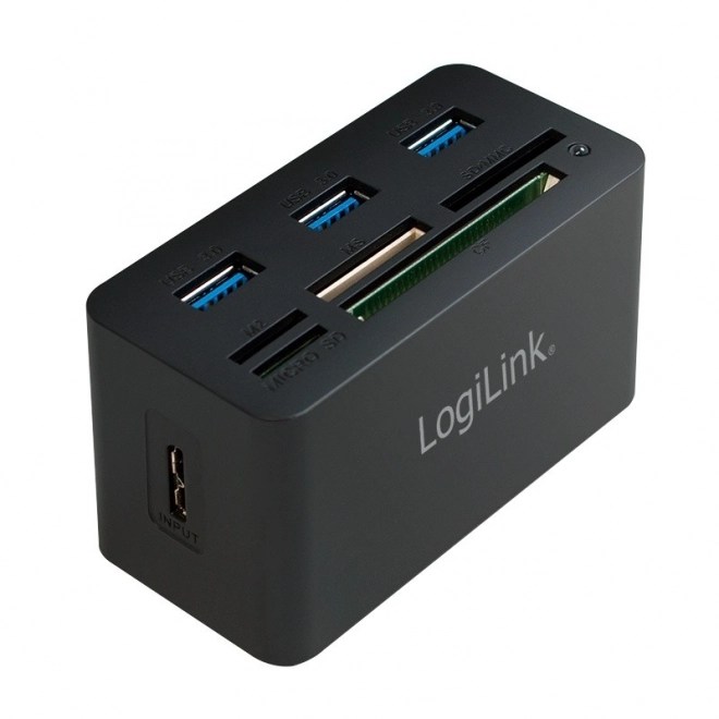 LogiLink USB hub og kortlæser