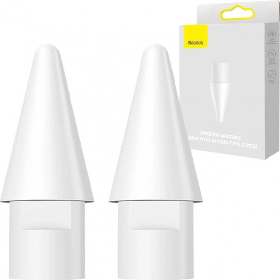 Udskiftelige spidser til Baseus stylus – 2 stk. til Apple Pencil 1 og 2
