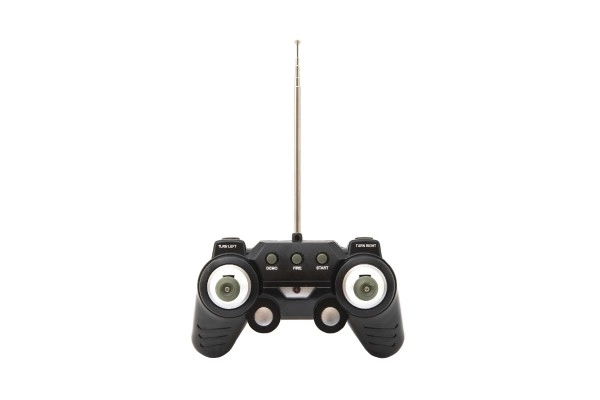 Tank RC plast 27cm 27MHz med batteri+opladningspakke med lyd i kasse 37x17x19cm
