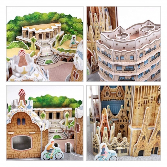 3D puslespil City Line Barcelona