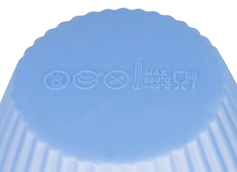 Teflon bageform til muffins med 12 silikoneforme