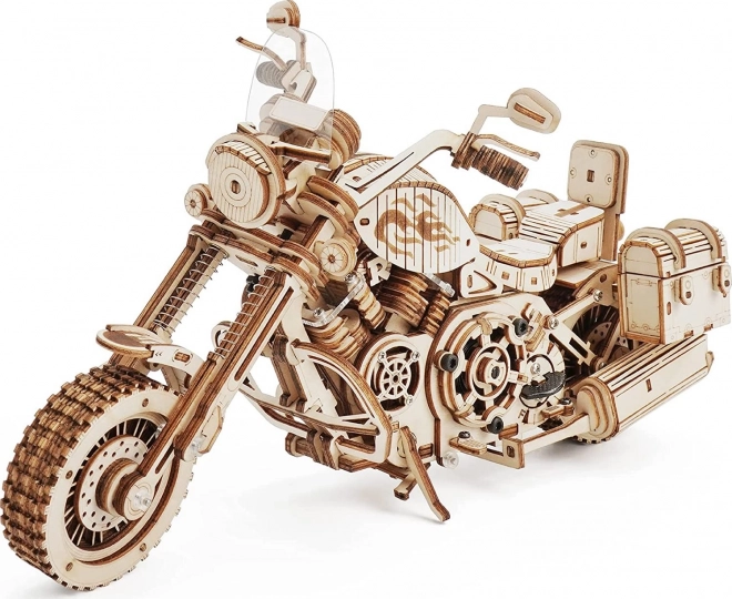 Motorcykel Cruiser LK504 - 3D træbyggesæt