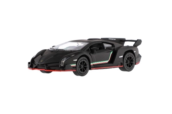 Auto Kinsmart Lamborghini Veneno metal/plast 13cm med tilbagespoling