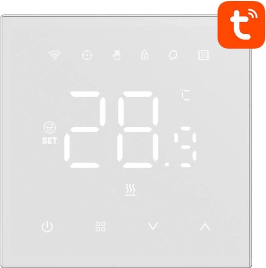 Smart termostat Avatto til elektrisk opvarmning 16 A med Wi‑Fi