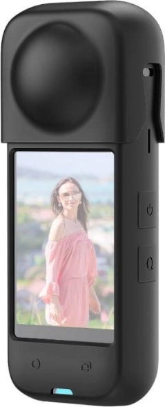 Silikonebeskyttelsesetui PULUZ til Insta360 X4 sort