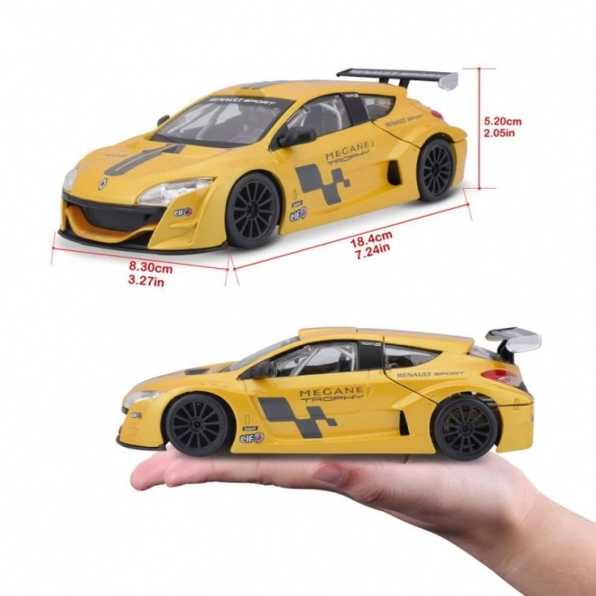 Bburago 1:24 Renault Mégane Trophy Metalisk Gul 18-22115