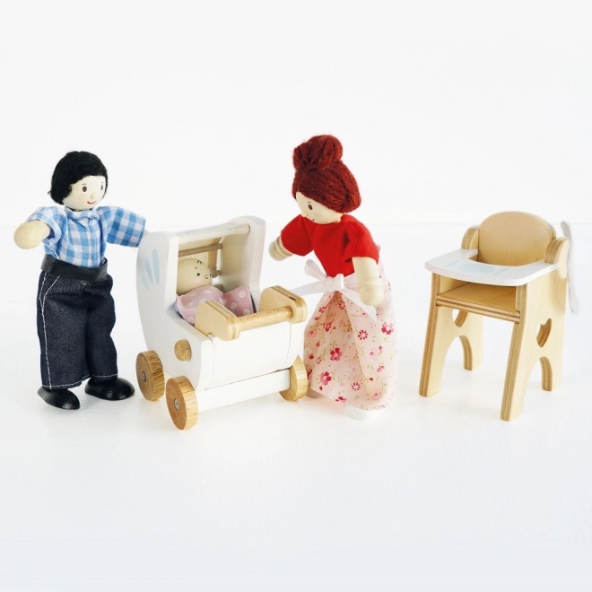 Le Toy Van Sæt baby med tilbehør