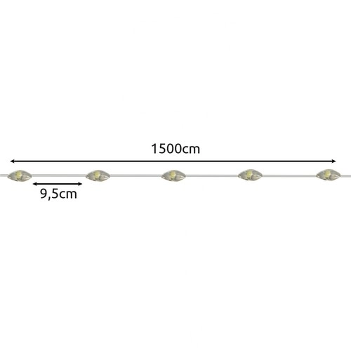 Solcelle guirlande 15m IP44 Gardlov 24007