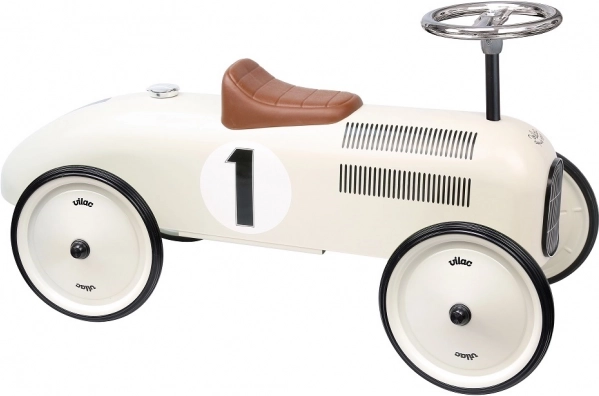 Vilac vintage løbecykel cremefarvet