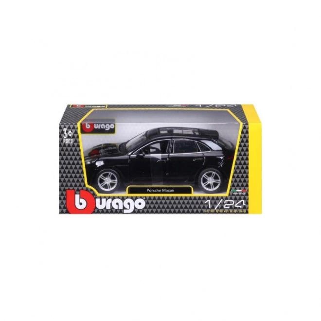 Bburago 1:24 Porsche Macan sort 18-21077