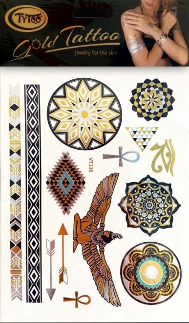 TyToo Gyldne tatoveringer - armbånd – Variant 1
