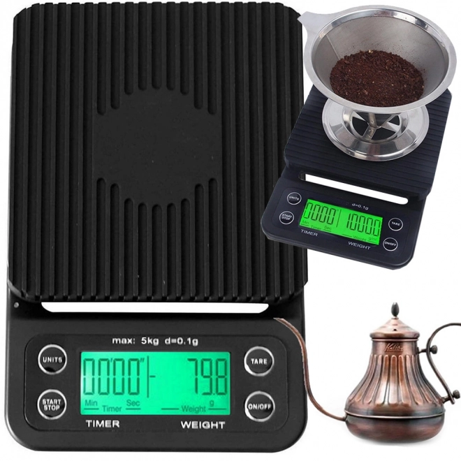 Elektronisk køkkenvægt til kaffe