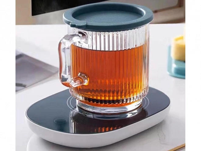 Elektrisk kopvarmer til kaffe og te 16W, LED vandtæt panel