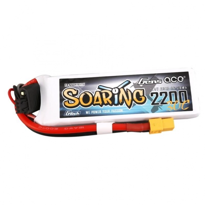 Gens ace G-Tech Soaring 2200mAh 11.1V 30C 3S1P Lipo batteri