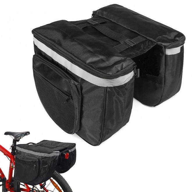 Stor cykeltaske med bærer