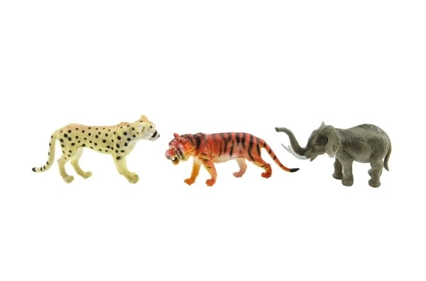 Dyr safari ZOO sæt 6 stk