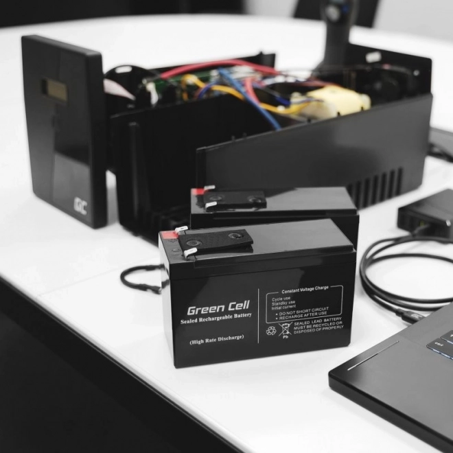 Vedligeholdelsesfrit batteri AGM VRLA Green Cell AGM37 4V 4Ah (til alarm, kasseapparat, legetøj)
