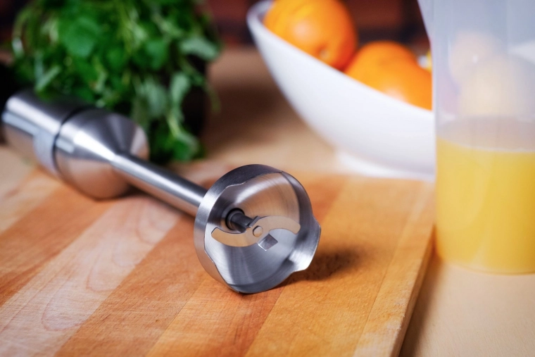 Metalben og dobbelte knive i rustfrit stål