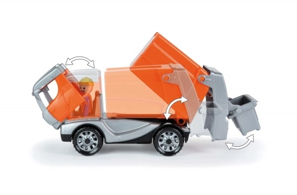 Auto Truckies skraldemand plast 25cm med figur i kasse 24m+