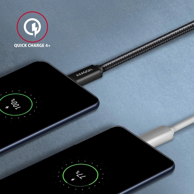 USB-C til USB-A kabel 1,5 m USB 3.2 Gen 1 3A ALU flettet