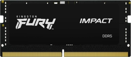 Kingston Fury Impact DDR5 SODIMM hukommelse 16GB 6000MHz CL38