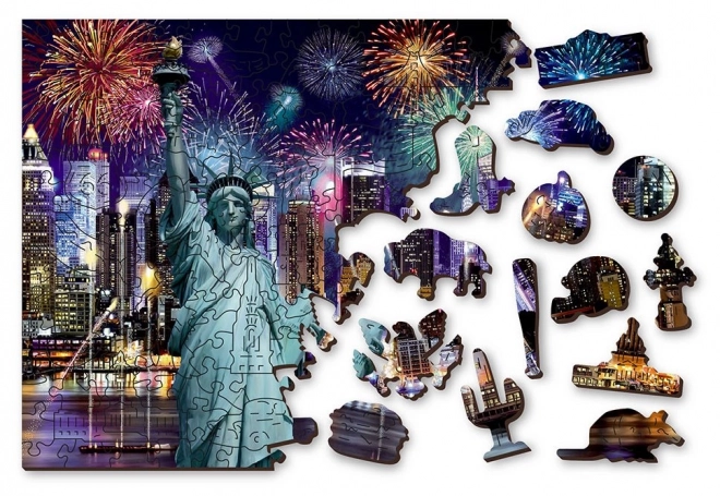Träpuzzle Nat New York 2i1