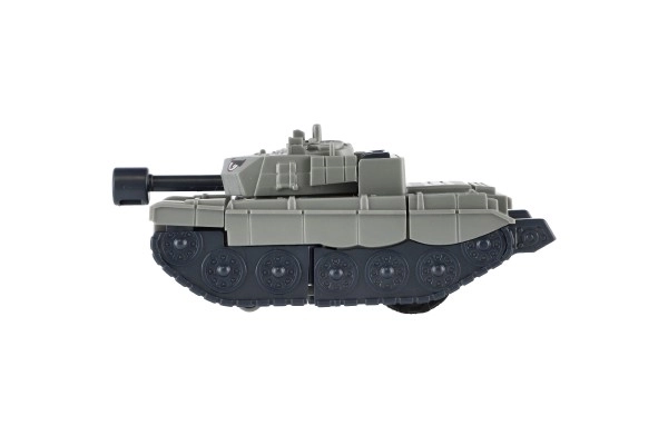 Transformer tank/robot plast 14 cm på svinghjul 3 farver