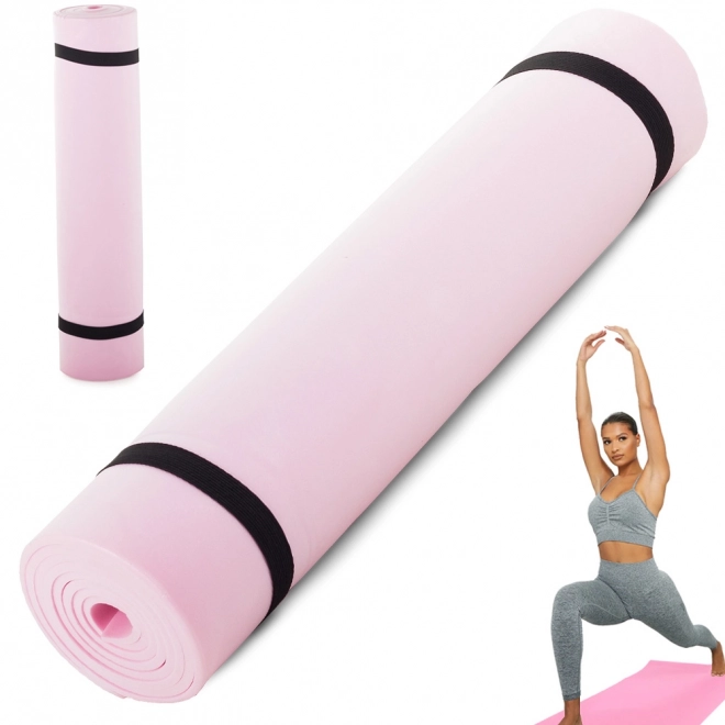 Turistisk yogamåtte og fitnessunderlag