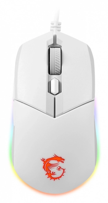 Gaming mus Clutch hvid