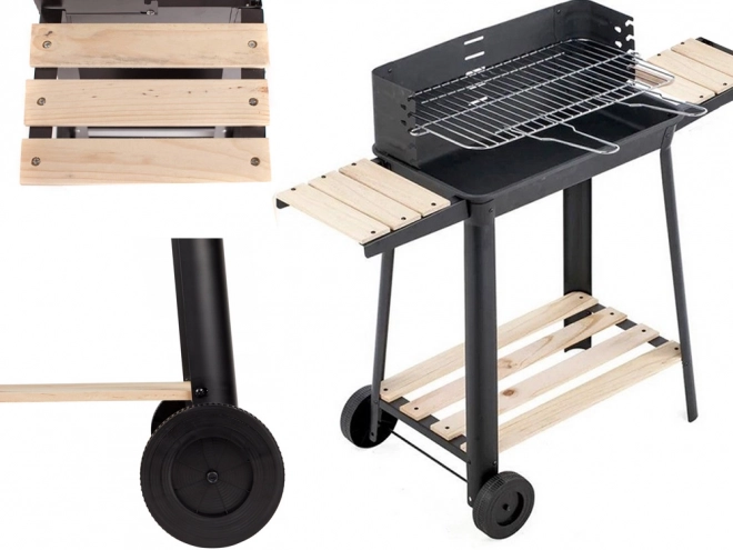 Stor havegrill til trækul