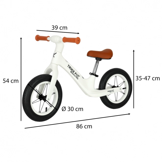 Løbecykel Trike Fix Balance Pro hvid