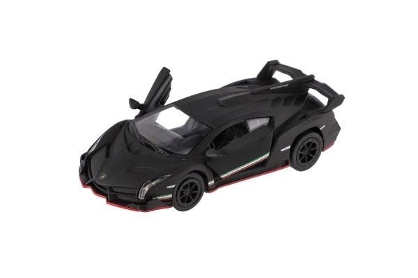 Auto Kinsmart Lamborghini Veneno metal/plast 13cm med tilbagespoling