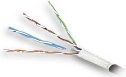 FTP skærmet kabel kat. 5e, aluminium-kobber leder, 305 m