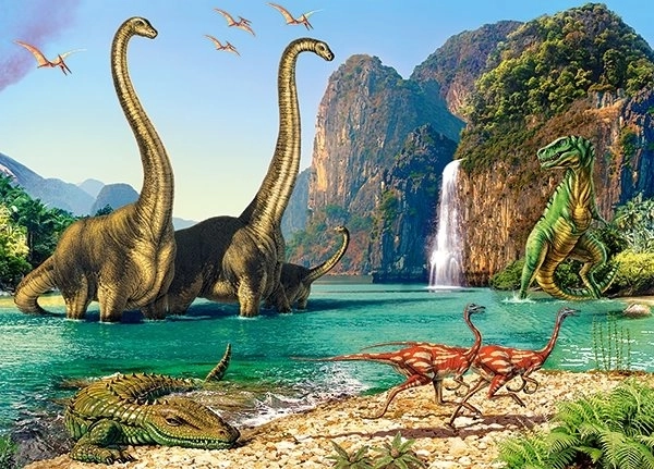 Puslespil dinosaurernes verden