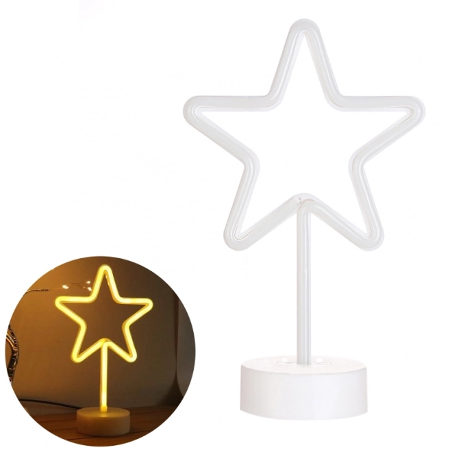 Dekorativt neonstjerne LED