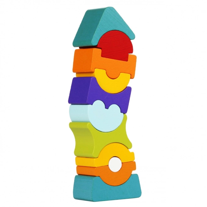 CUBIKA 12862 Balancerende tårn IX - træpuslespil 11 dele