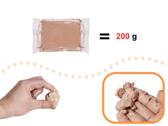 Lermateriale til drejeskive 1200 g