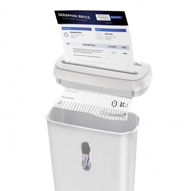 Dokument- og kreditkortmakulator MT223 Hvid