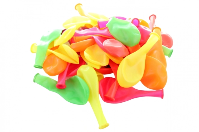 Neon balloner oppustelige 26 cm - 100 stykker