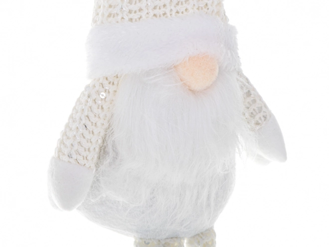 Julegnom med hvide skæg 47cm