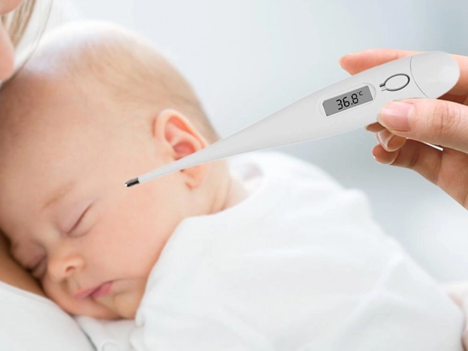Digitalt LCD-termometer til børn