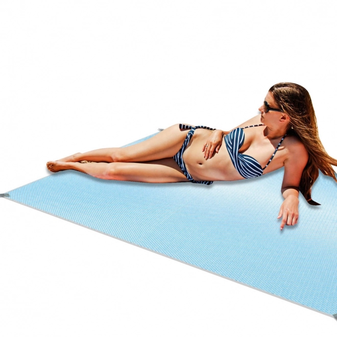 Strandmåtte sandfri XXL 200x200cm