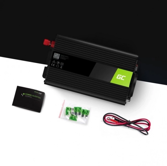 Bærbar spændingsomformer Green Cell 12V til 230V 1000W/2000W