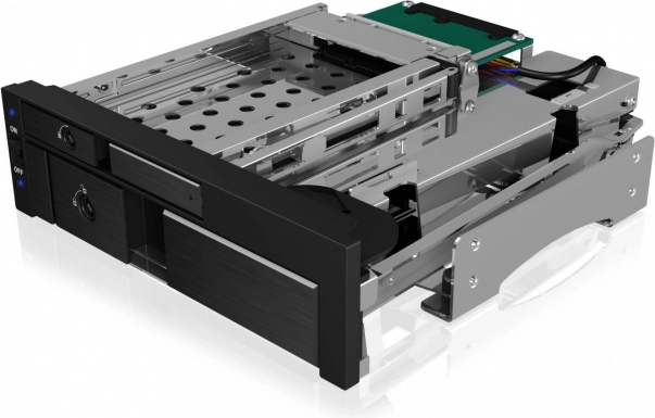 ICY BOX HDD-ramme til 1x 2,5" og 1x 3,5" SATA/SAS