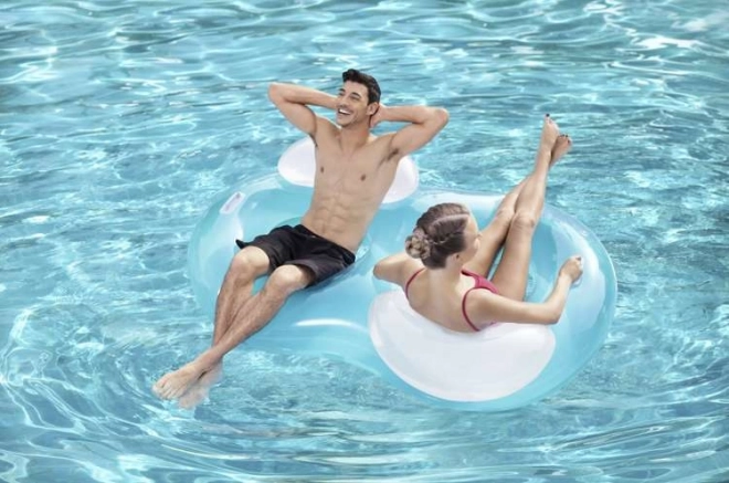 oppustelig dobbelt pool-luftmadras Bestway