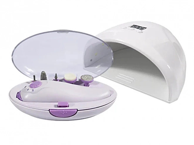 Professionel hybrid sæt UV LED lampe og fræser 12W