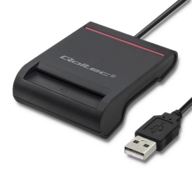 Qoltec chipkort ID-læser