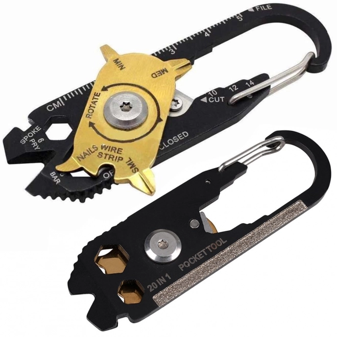 Karabin til nøgler multitool